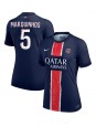 Billige Paris Saint-Germain Marquinhos #5 Hjemmedrakt Dame 2024-25 Kortermet